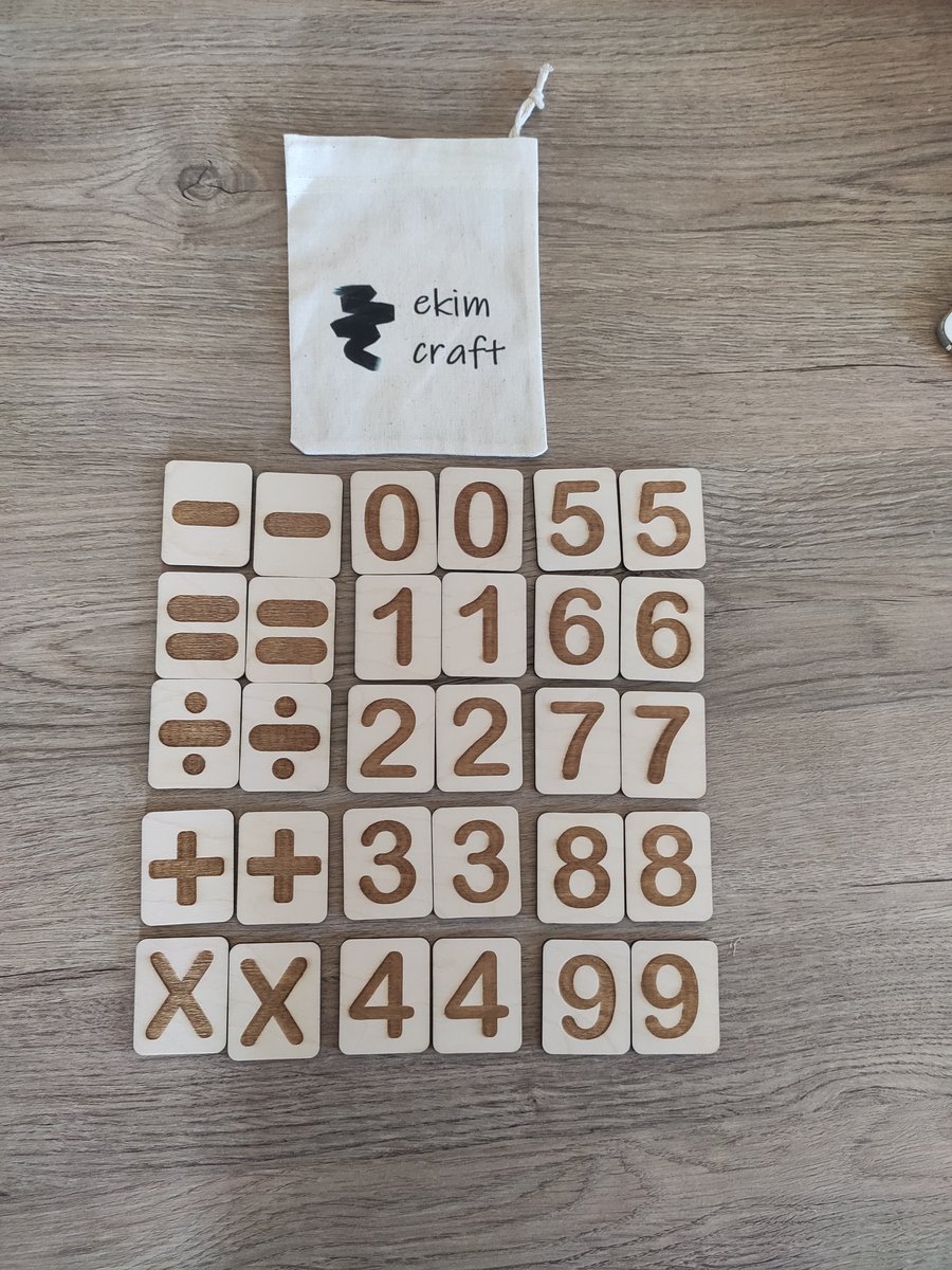 Kazıma Sayılar Hafıza Kartı Seti